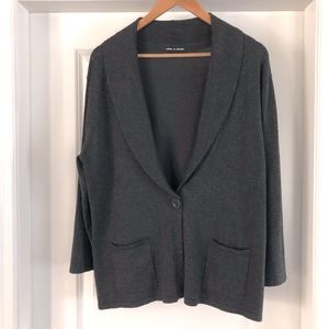 Cable & Gaige Dark Grey Cardigan